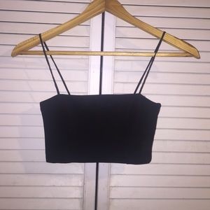 H&M Black Bustier like top