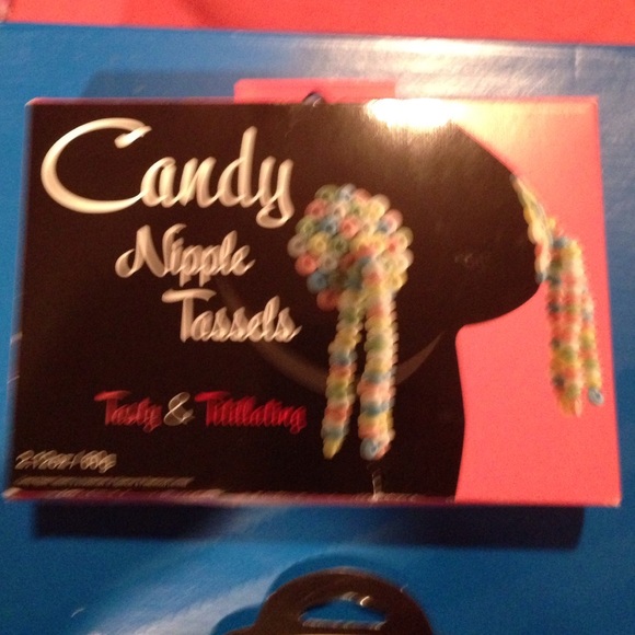 Bridal Shower gift: candy tassles & cover for can.