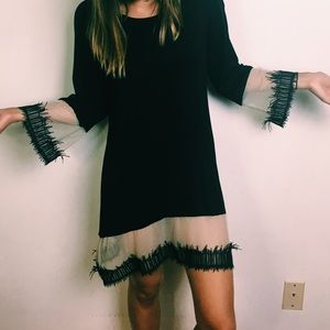Boho Flowy Mesh Dress