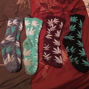 4 pairs of huff socks for $28 or one for $10.
