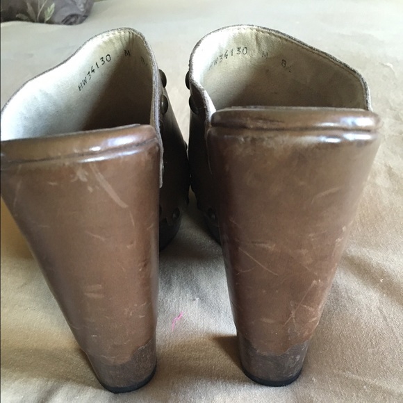 Stuart Weitzman Studded Open-Toe Clogs - image 4