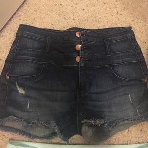 High wasted shorts (refuge from Charlotte Russe)