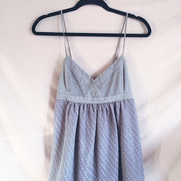 Gray Polka Dot Dress - Picture 2 of 4