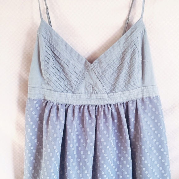 Gray Polka Dot Dress - Picture 3 of 4