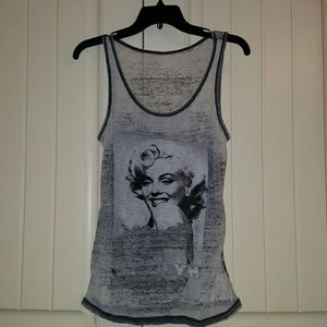 Marlin burnout tank top