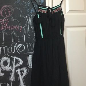 Black aztec top maxi dress!