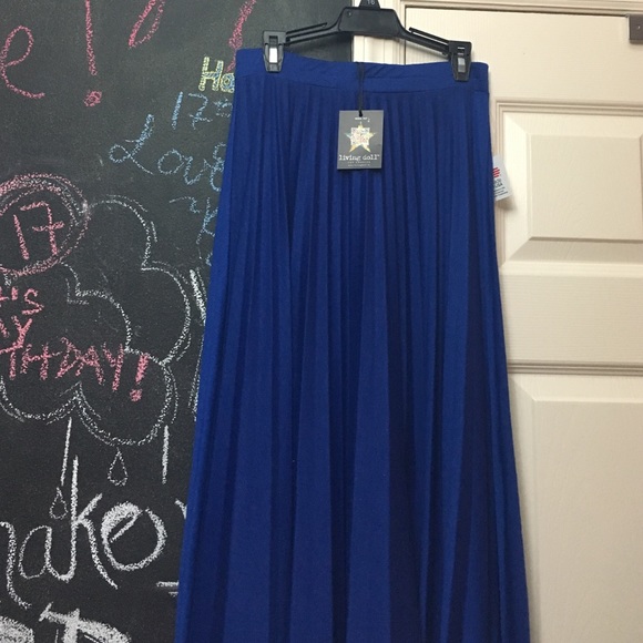 Maxi royal blue skirt