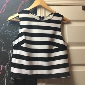 Stripped crop top!! Never worn!