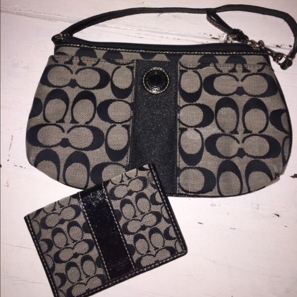Coach wristlet and wallet