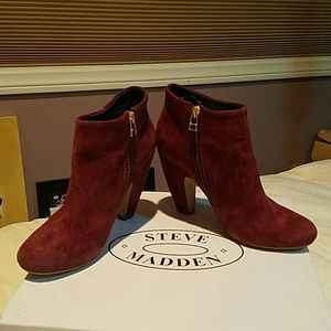 Steve Madden 'Panelope' Suede Booties