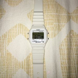 Timex white watch