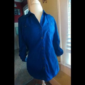 Blue Button-down Shirt