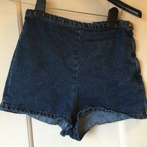 American apparel high waisted shorts