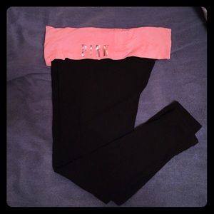 Victoria's Secret PINK yoga pants, Large