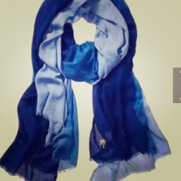 Juicy Couture blue ombre scarf