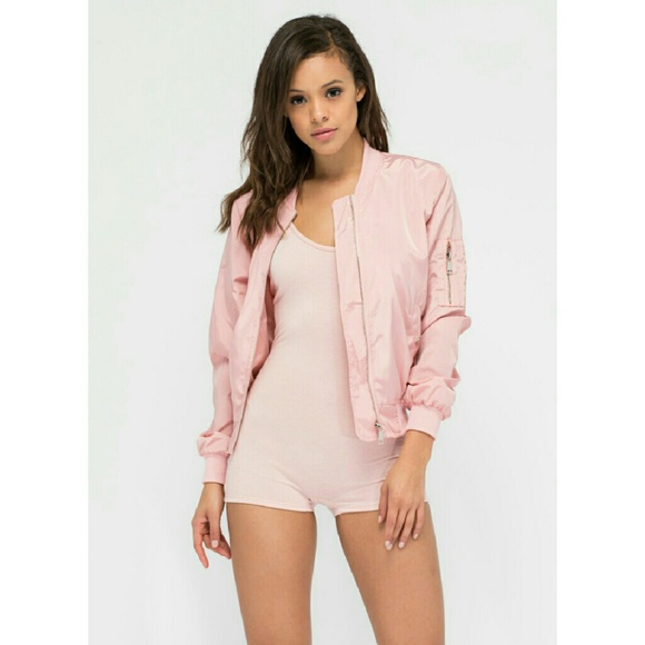 💕Host Pick💕Pink bomber jacket