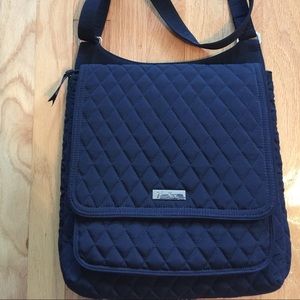Vera Bradley black mail bag/messenger/crossbody