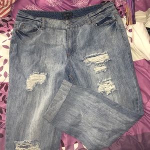 New Forever 21 Plus Size Boyfriend Jeans