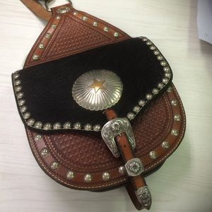 Vintage Silvertip Saddlebag Purse