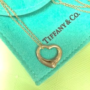 Tiffany & Co. Elsa Peretti Open Heart Necklace