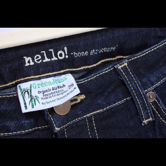 Hello! Skinny Jeans Green Jeans - Picture 3 of 4