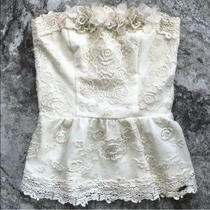 Embellished Peplum Tank Top