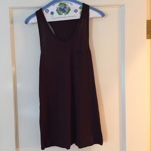 T by Alexander wang tank in burgundy