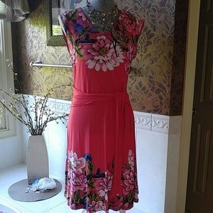 Isaac Mizrahi Floral Knit dress