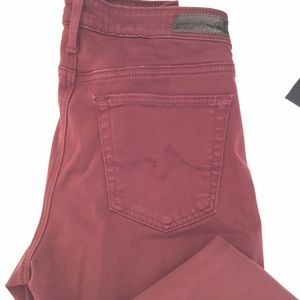 AG ankle legging in burgundy