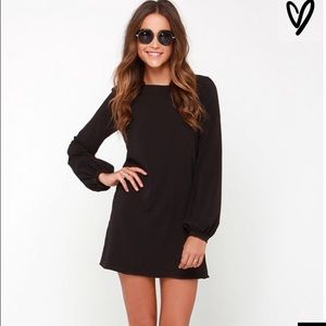 Lulus Black Shift Dress