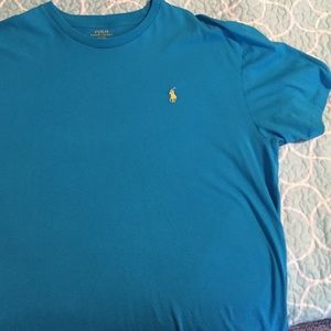 Blue polo t-shirt