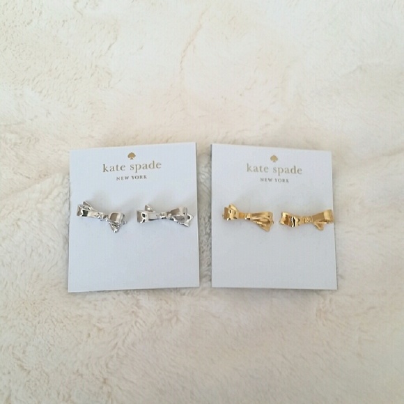 NWT Kate Spade Earrings (Silver)