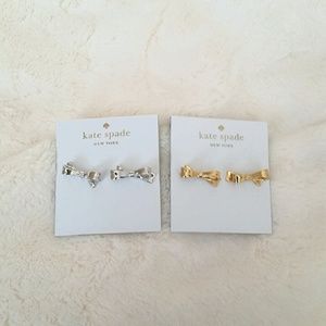 NWT Kate Spade Earrings (Silver)