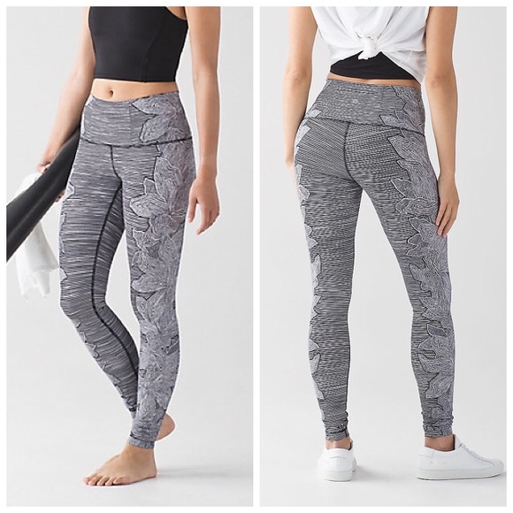Lululemon Dottie Tribe High Rise Wunder Under-Sz 8