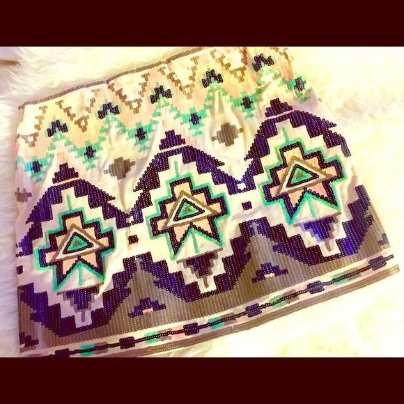 Brand New w/tags Express Sequins Skirt