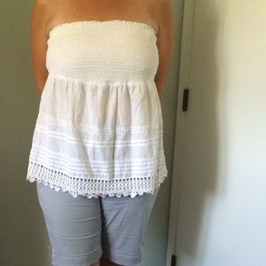 Layne Bryant White skirt or top