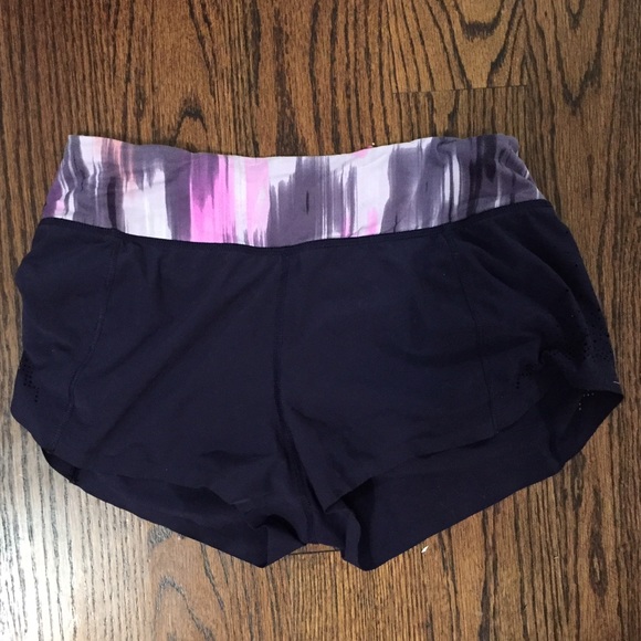 Navy Lululemon shorts