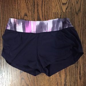 Navy Lululemon shorts