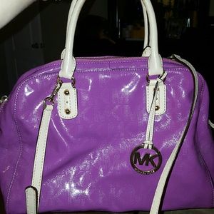 Michael Kors MK pink purse bag