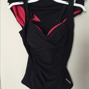 NWOT Reebok Black Tankini