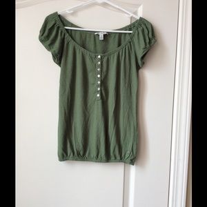 Green American Eagle XS top