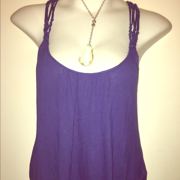 Sexy blue steeply tank
