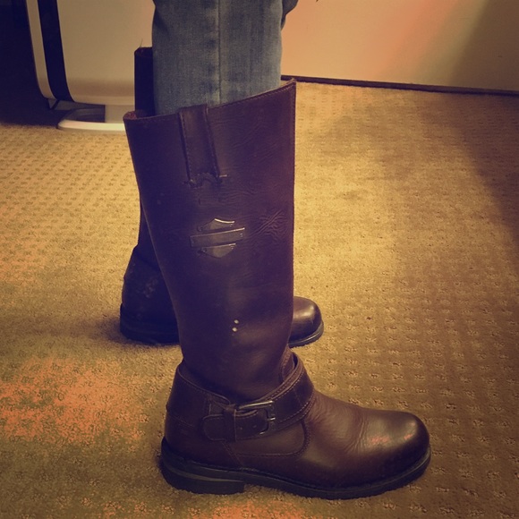 Women Harley Davidson riding boots 🏍