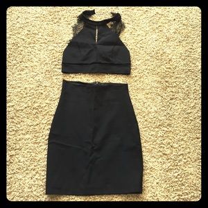 Beautiful two-piece skirt and crop top