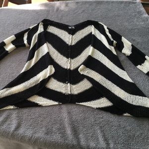 Black and white sweater