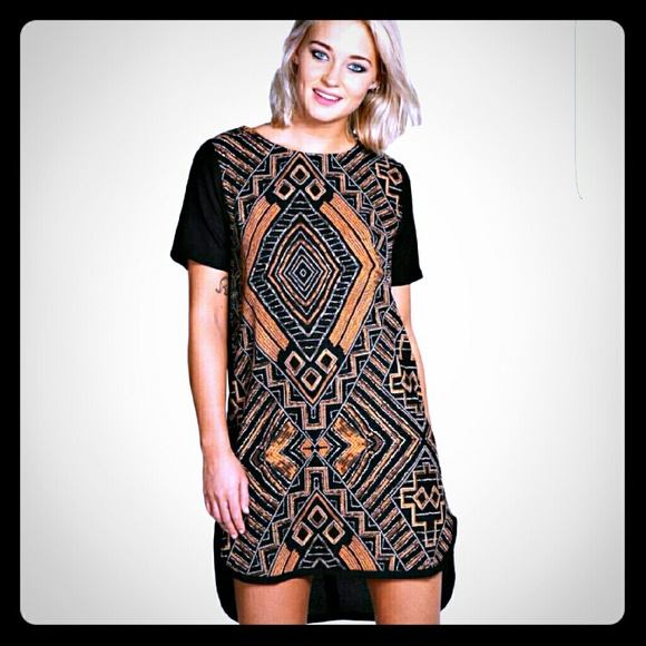 Tribal print dress