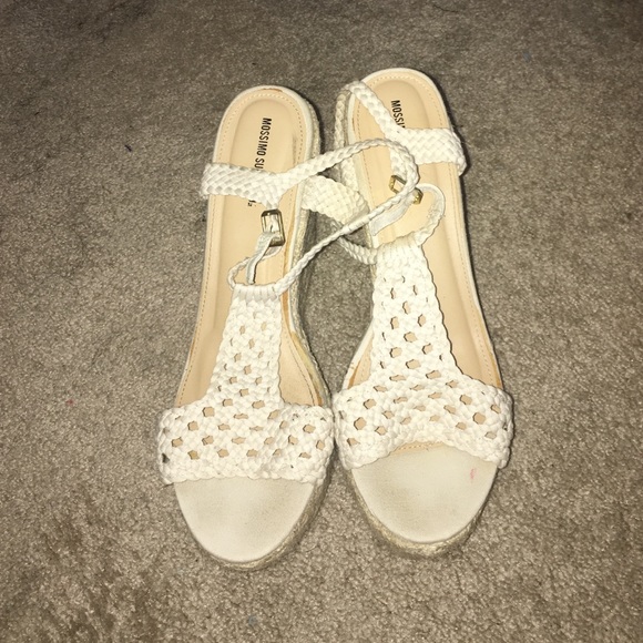 Crocheted wedges--hardly worn!