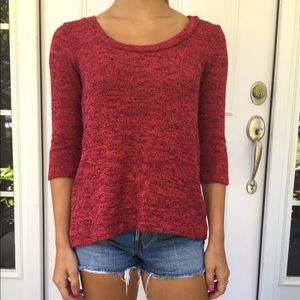 Burnt Red Knit Sweater. Bought at Nordstrom.