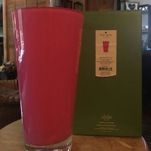 Kate spade crystal vase Bloomsbury pink