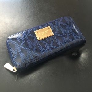 Navy Michael Kors wallet